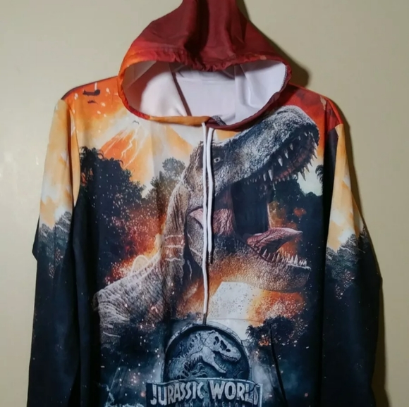Cosplay Men's Size Small Multicolored 3D Graphic Hoodie Sweatshirt - Picture 4 of 8